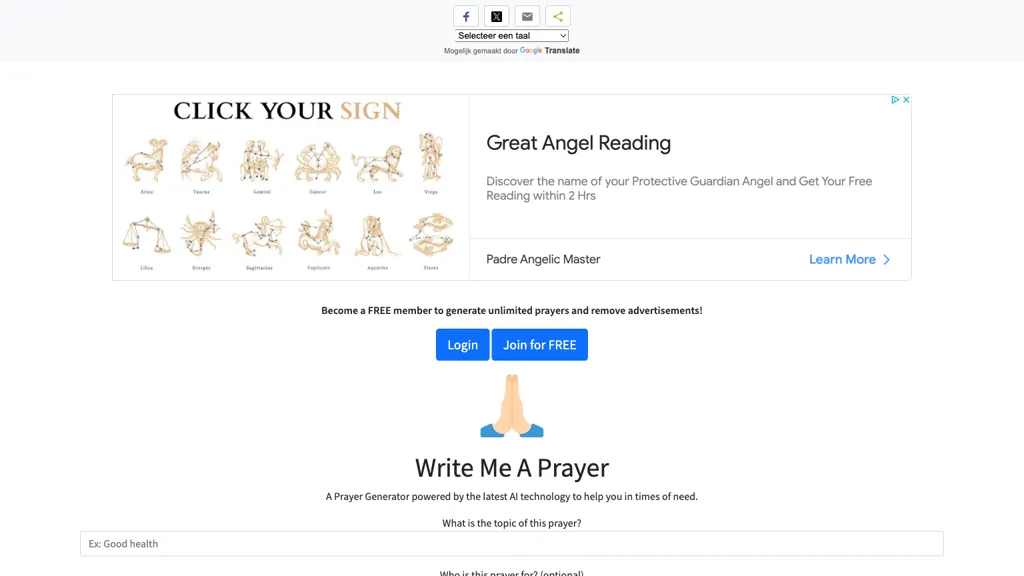 PrayGen Top AI tools