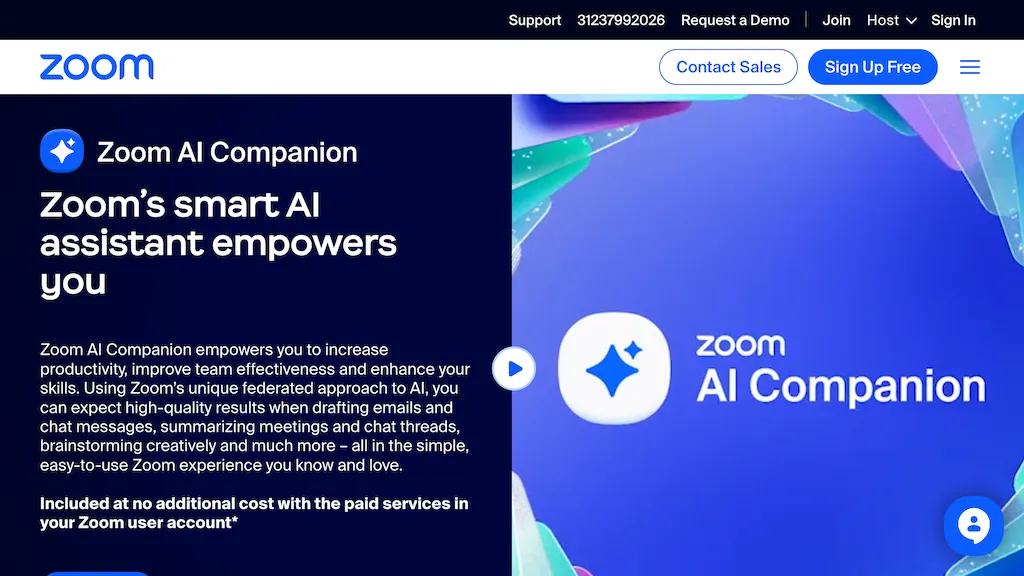 Zoom AI Companion Top AI tools
